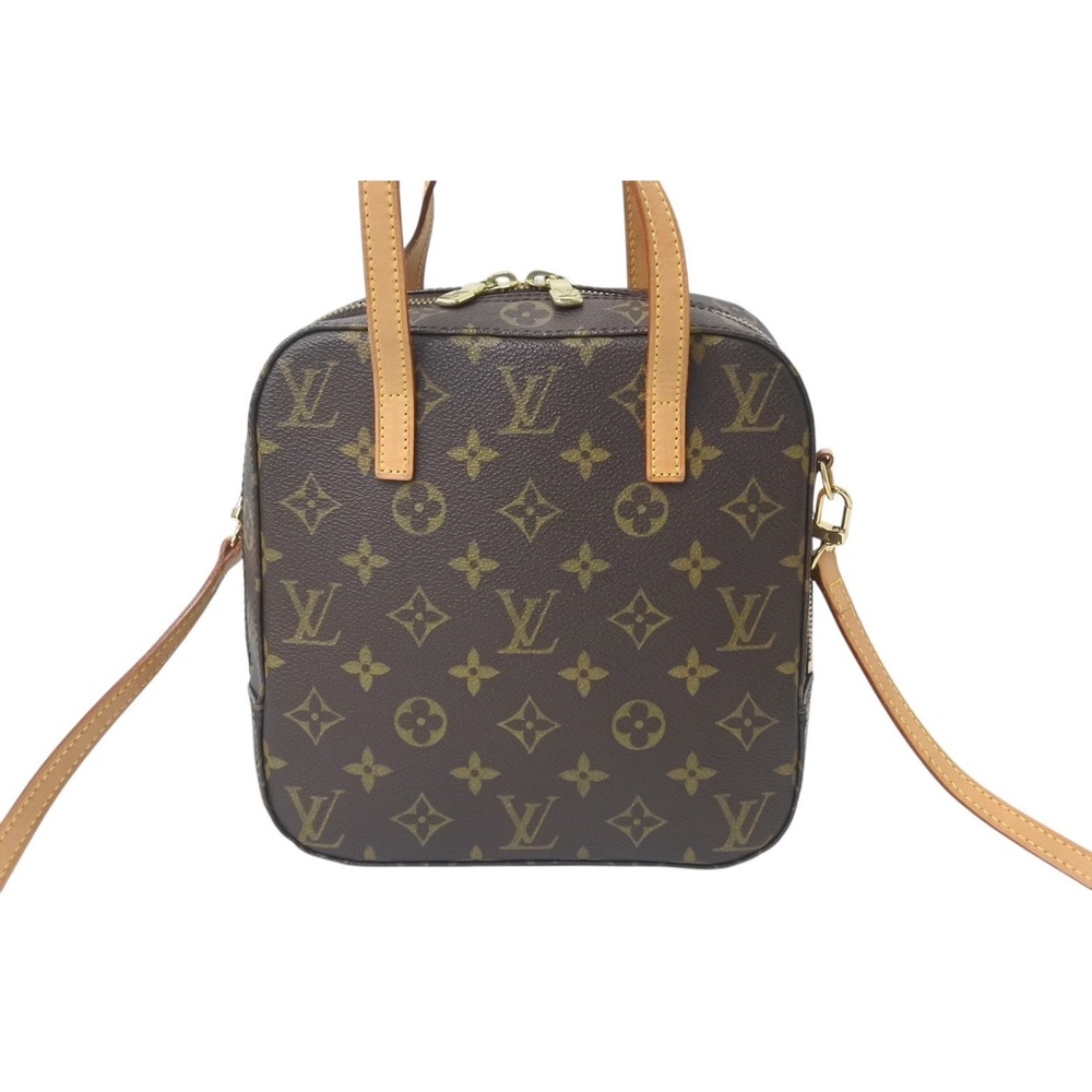 Louis Vuitton Spontini Handbag Brown Monogram